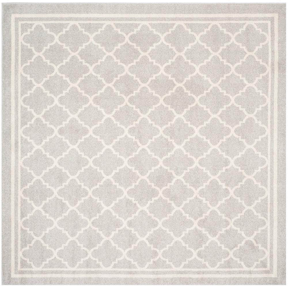 AMHERST, LIGHT GREY / BEIGE, 5' X 5' Square, Area Rug, AMT422B-5SQ. The main picture.