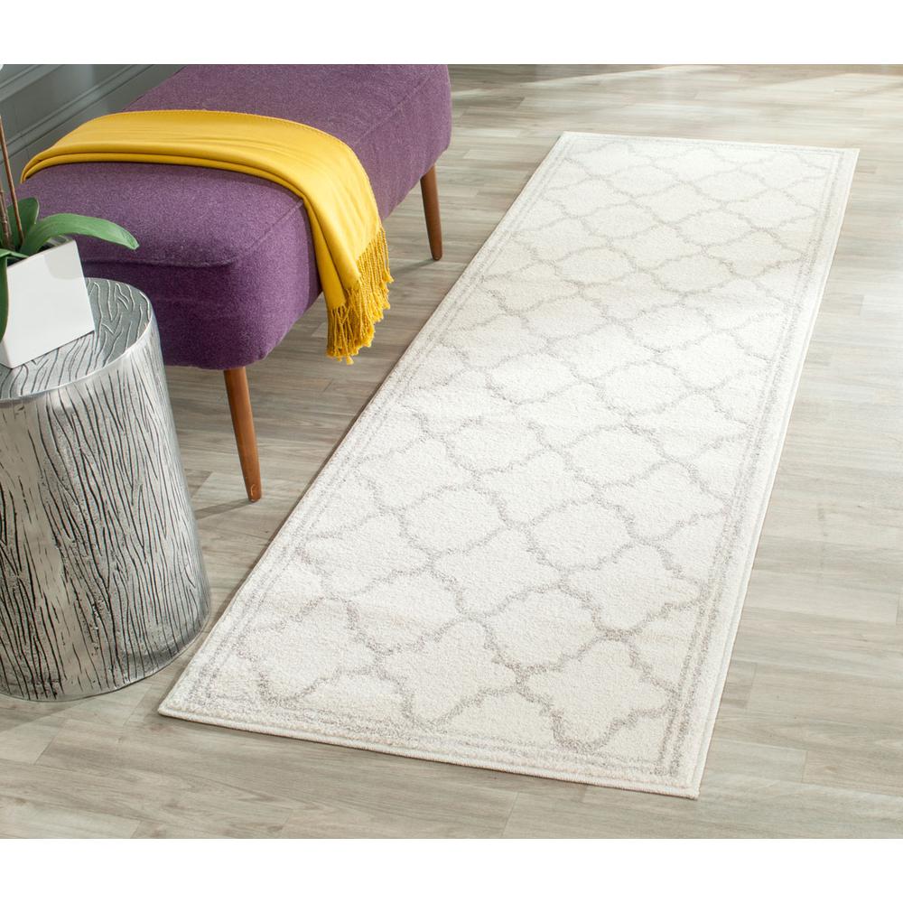 AMHERST, BEIGE / LIGHT GREY, 2'-3" X 11', Area Rug, AMT422E-211. Picture 1