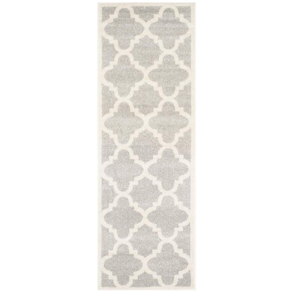 AMHERST, LIGHT GREY / BEIGE, 2'-3" X 7', Area Rug, AMT423B-27. Picture 1