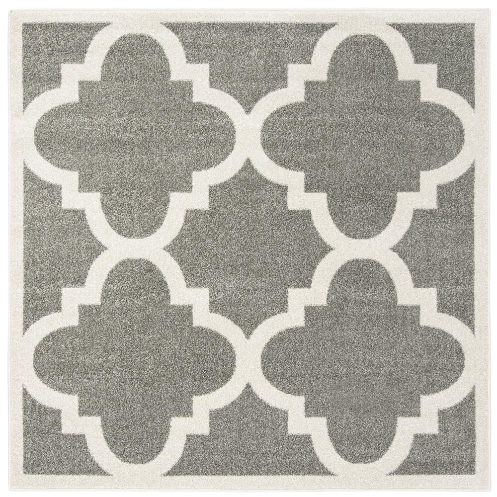 AMHERST, DARK GREY / BEIGE, 5' X 5' Square, Area Rug, AMT423R-5SQ. The main picture.