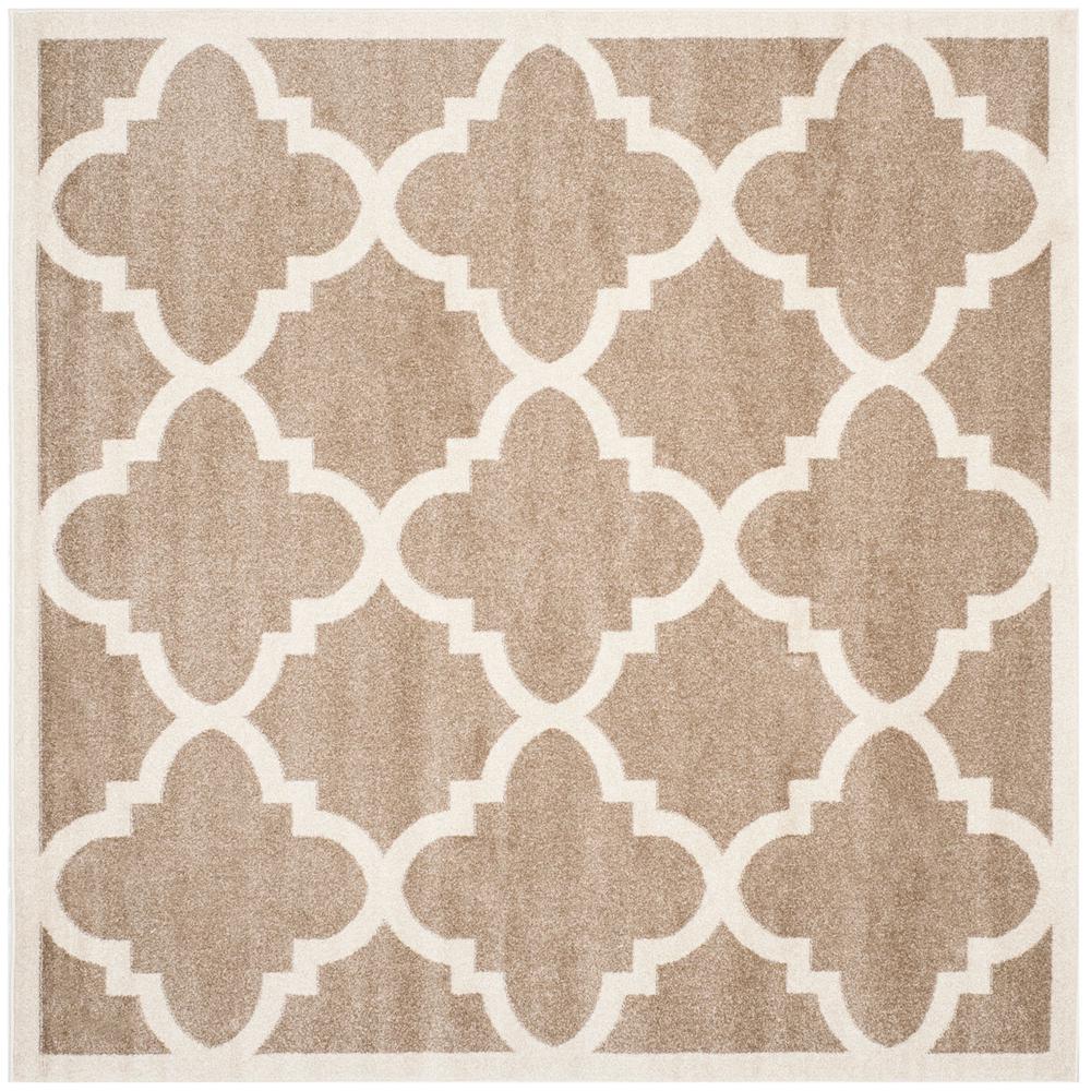 AMHERST, WHEAT / BEIGE, 5' X 5' Square, Area Rug, AMT423S-5SQ. Picture 1