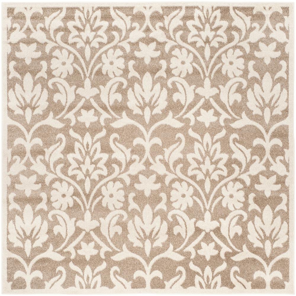 AMHERST, WHEAT / BEIGE, 7' X 7' Square, Area Rug, AMT424S-7SQ. Picture 1