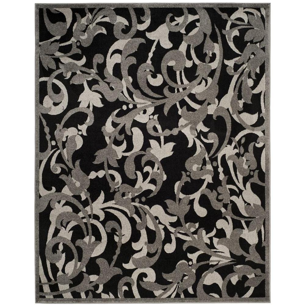 AMHERST, ANTHRACITE / LIGHT GREY, 8' X 10', Area Rug, AMT428G-8. Picture 1