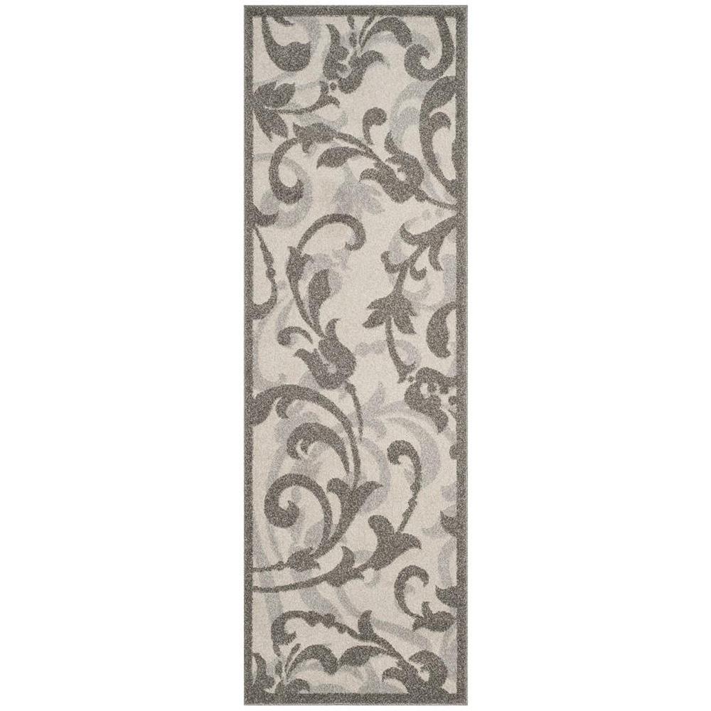AMHERST, IVORY / GREY, 2'-3" X 7', Area Rug, AMT428K-27. Picture 1
