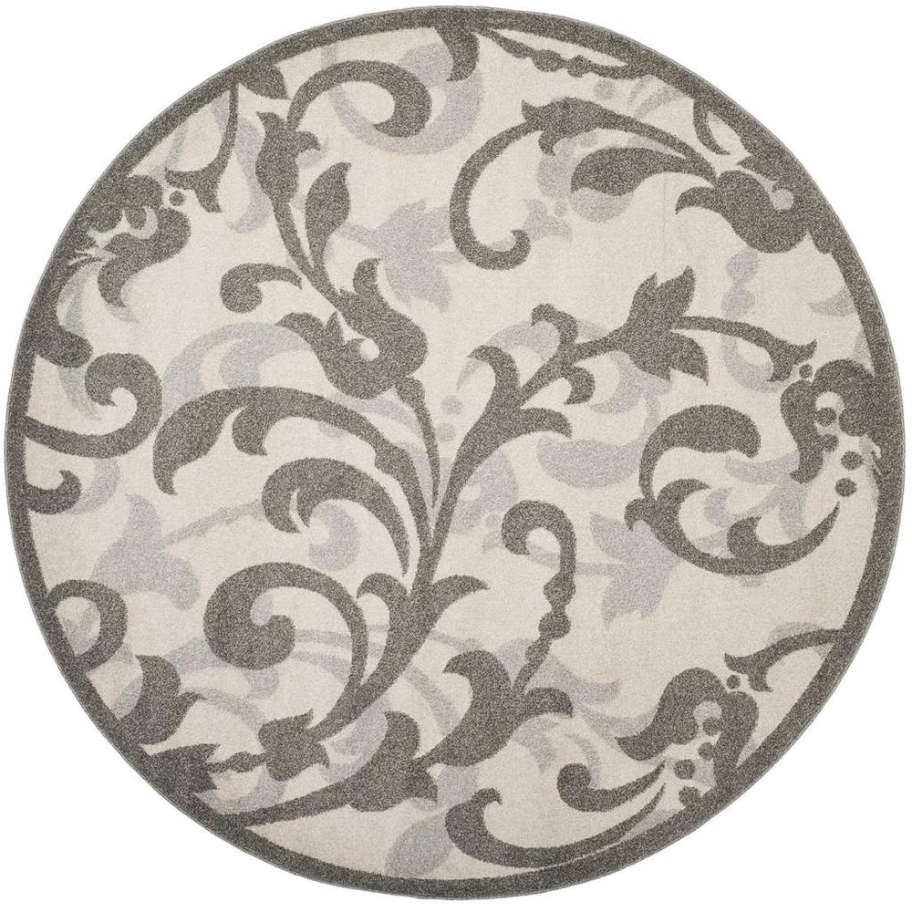 AMHERST, IVORY / GREY, 7' X 7' Round, Area Rug, AMT428K-7R. Picture 1