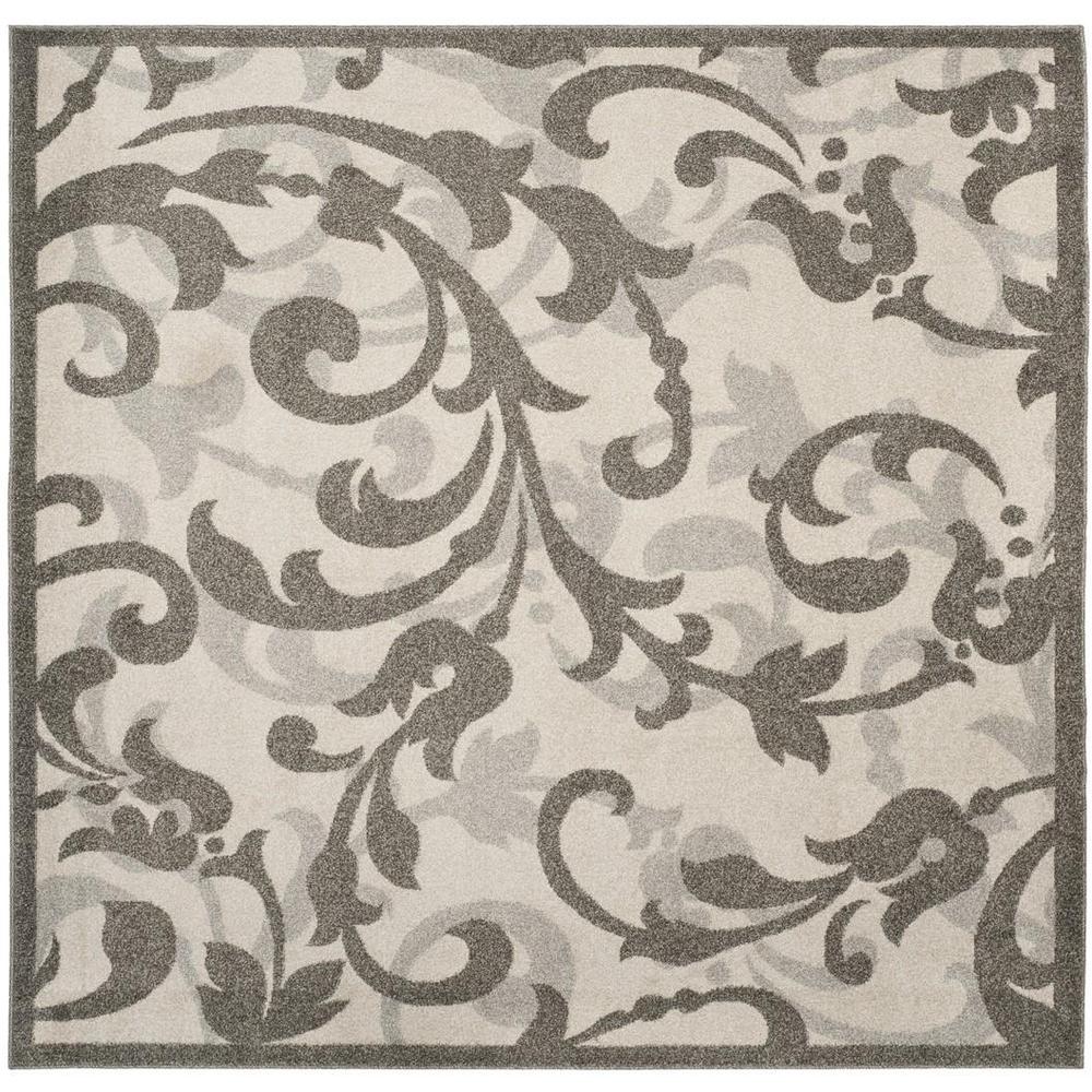 AMHERST, IVORY / GREY, 7' X 7' Square, Area Rug, AMT428K-7SQ. Picture 1