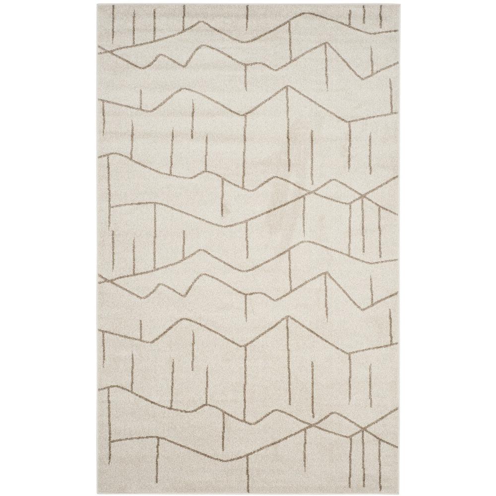 AMHERST, IVORY / GREY, 5'-3" X 8', Area Rug, AMT429K-5. Picture 1