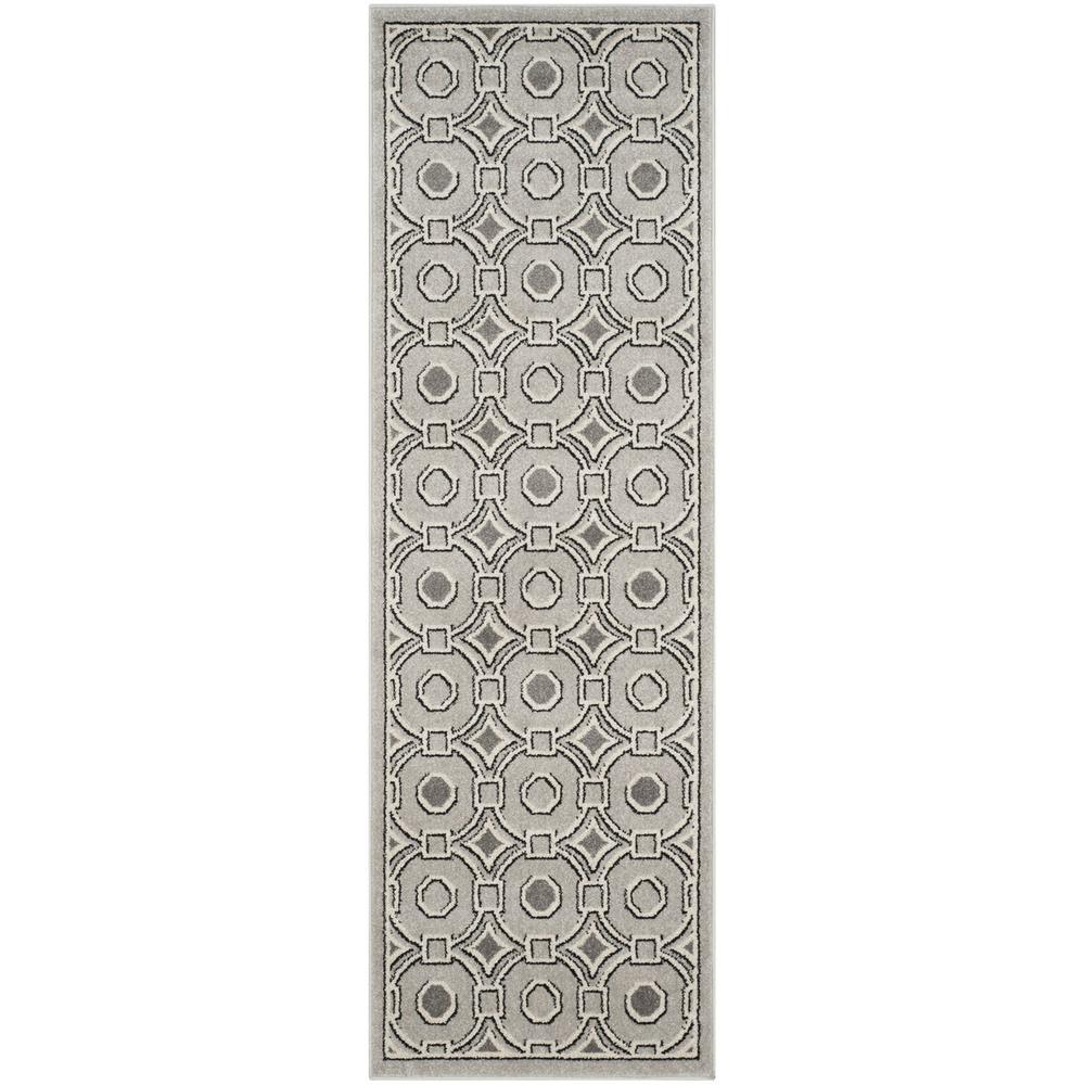 AMHERST, LIGHT GREY / IVORY, 2'-3" X 7', Area Rug, AMT431B-27. The main picture.