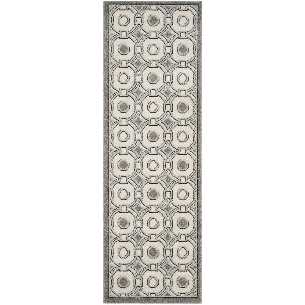 AMHERST, IVORY / GREY, 2'-3" X 7', Area Rug, AMT431E-27. Picture 1