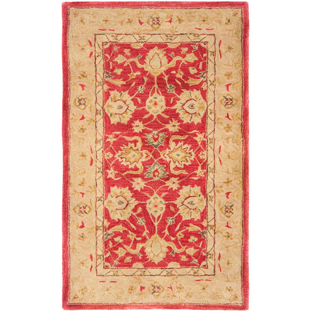 ANATOLIA, RED / IVORY, 3' X 5', Area Rug, AN522A-3. Picture 1