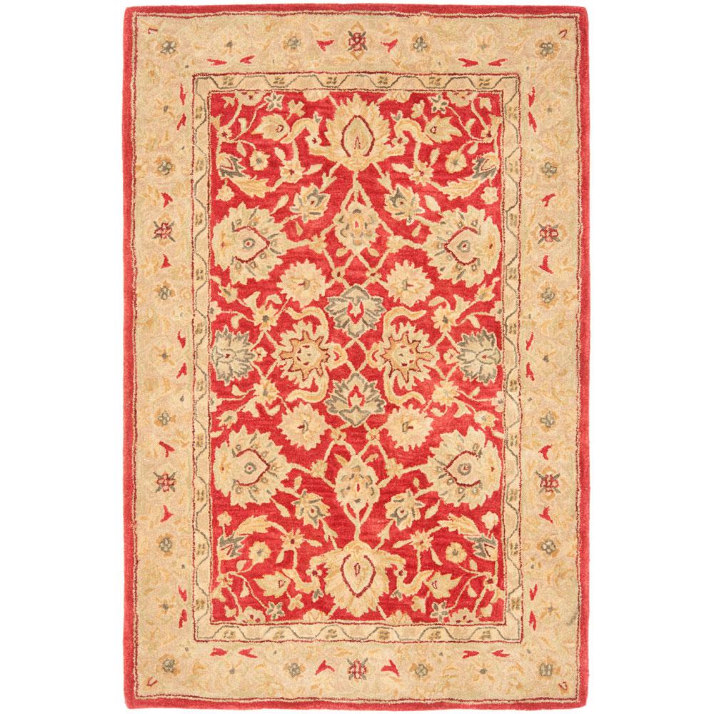 ANATOLIA, RED / IVORY, 4' X 6', Area Rug, AN522A-4. Picture 1