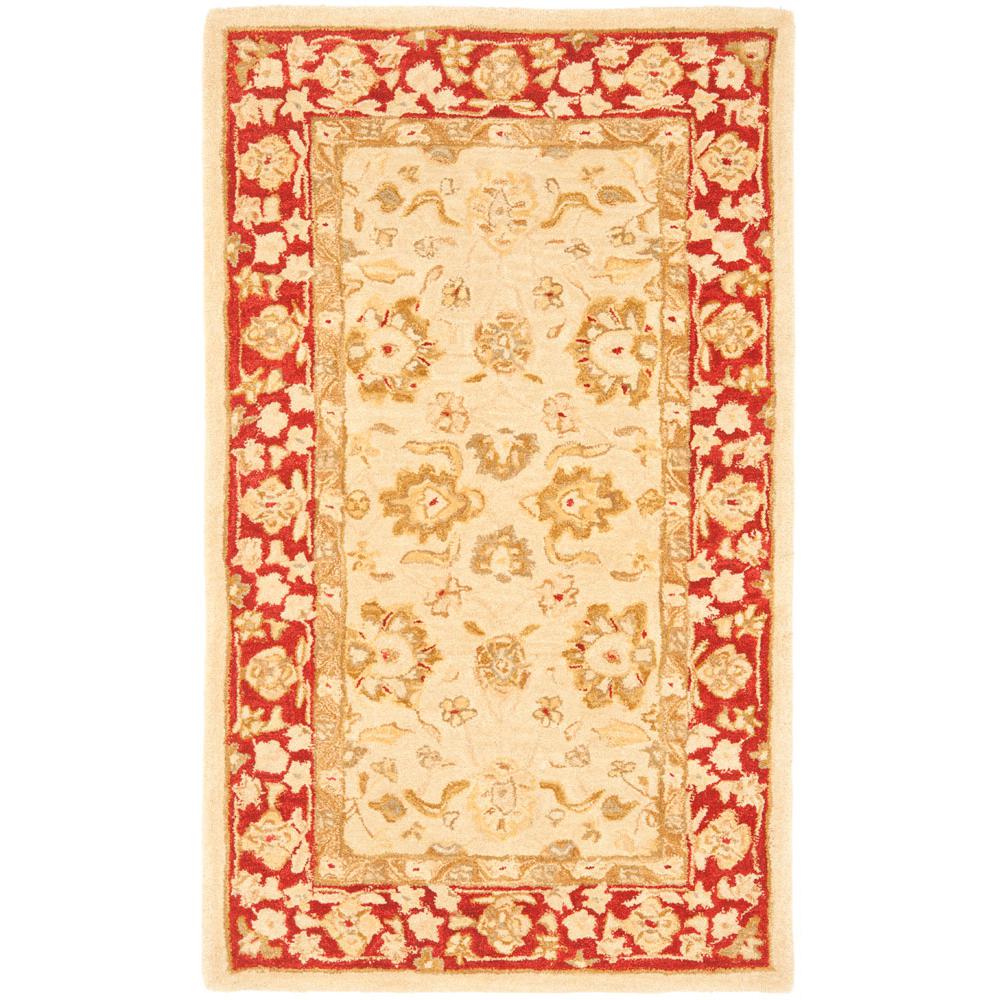 ANATOLIA, IVORY / RED, 3' X 5', Area Rug, AN522C-3. Picture 1