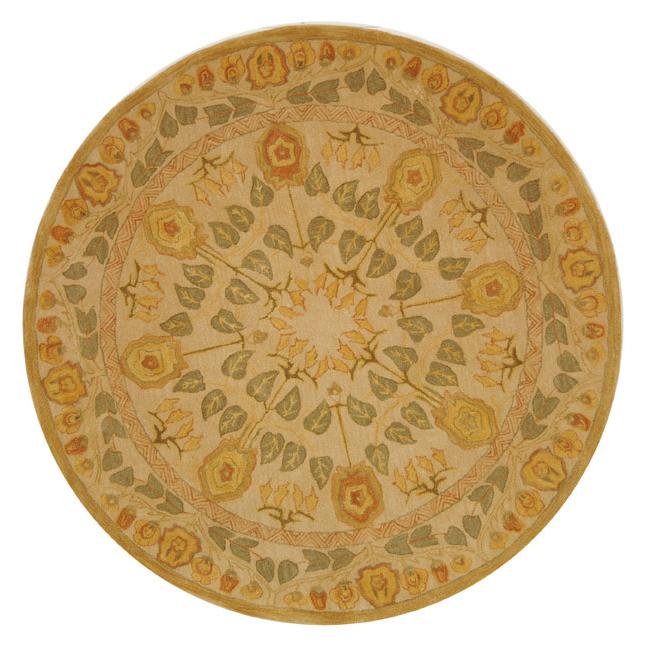 ANATOLIA, IVORY, 4' X 4' Round, Area Rug, AN542A-4R. Picture 1