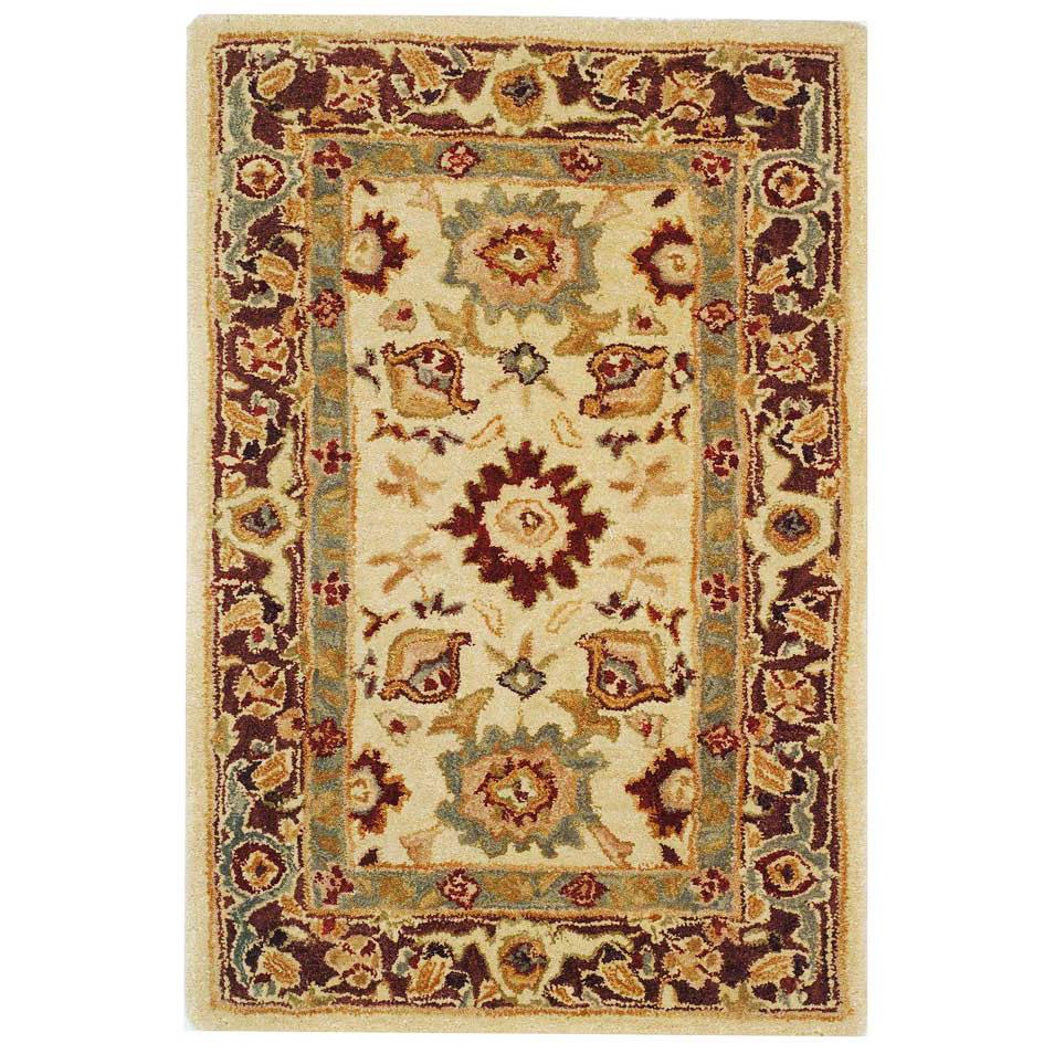 ANATOLIA, IVORY / BROWN, 2' X 3', Area Rug, AN546A-2. Picture 1
