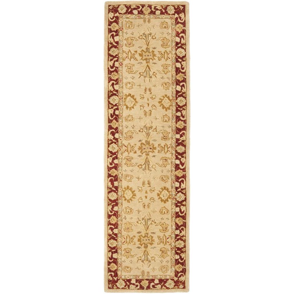 ANATOLIA, IVORY / RED, 2'-3" X 10', Area Rug, AN551A-210. Picture 1