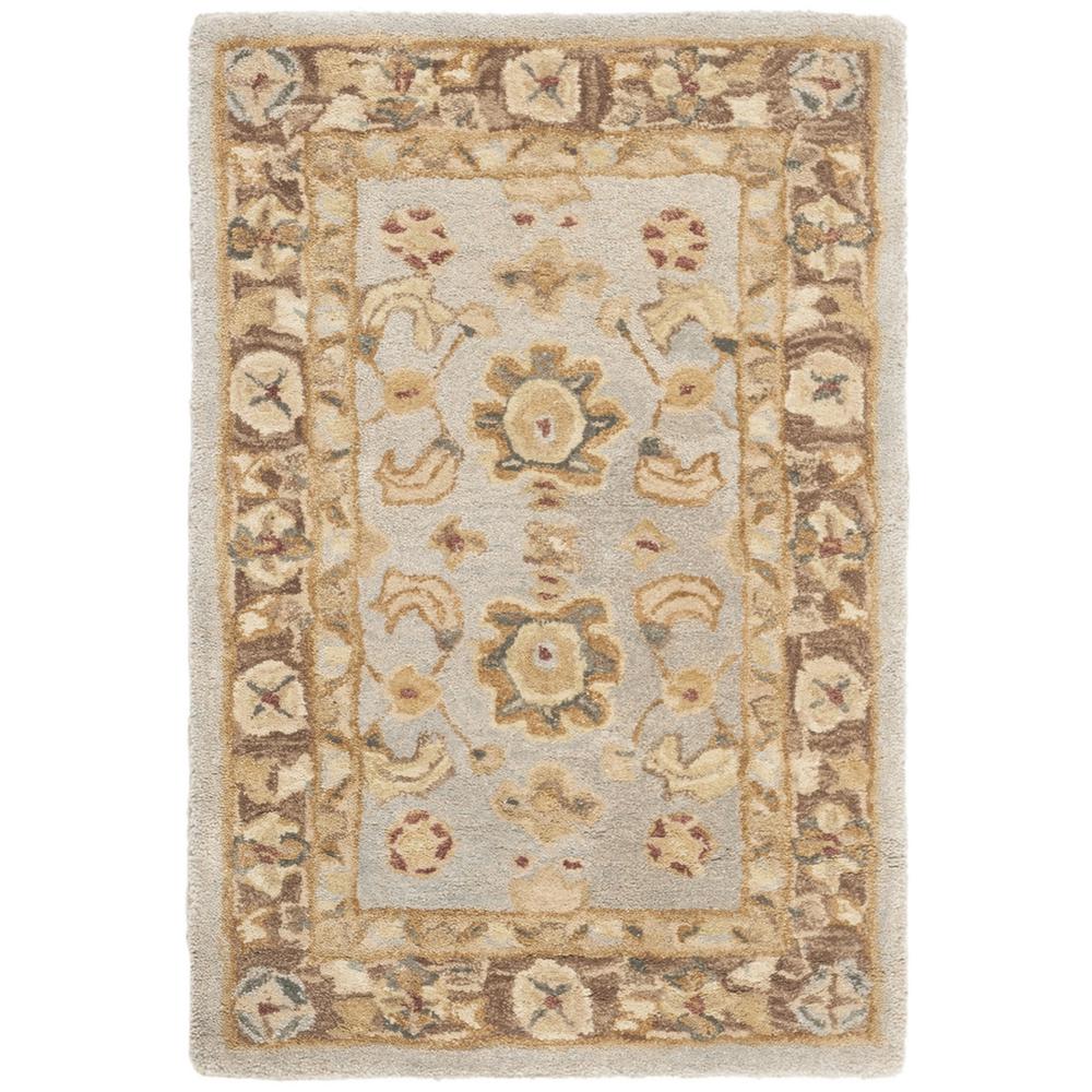 ANATOLIA, TEAL / BROWN, 2' X 3', Area Rug. Picture 1