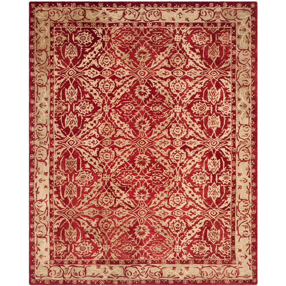 ANATOLIA, RED / IVORY, 8' X 10', Area Rug, AN583B-8. Picture 1