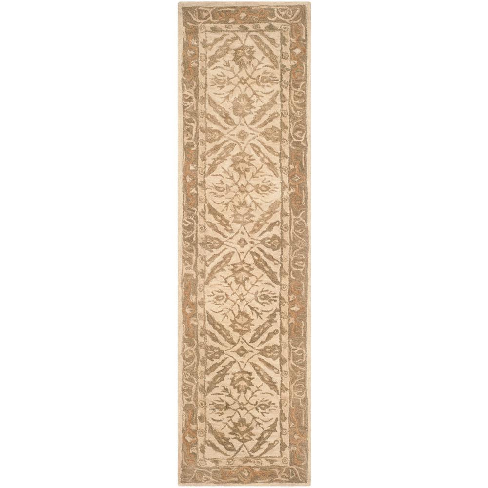 ANATOLIA, IVORY / BROWN, 2'-3" X 8', Area Rug, AN583C-28. Picture 1