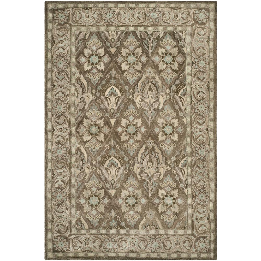 ANATOLIA, BROWN / BEIGE, 6' X 9', Area Rug, AN587C-6. Picture 1