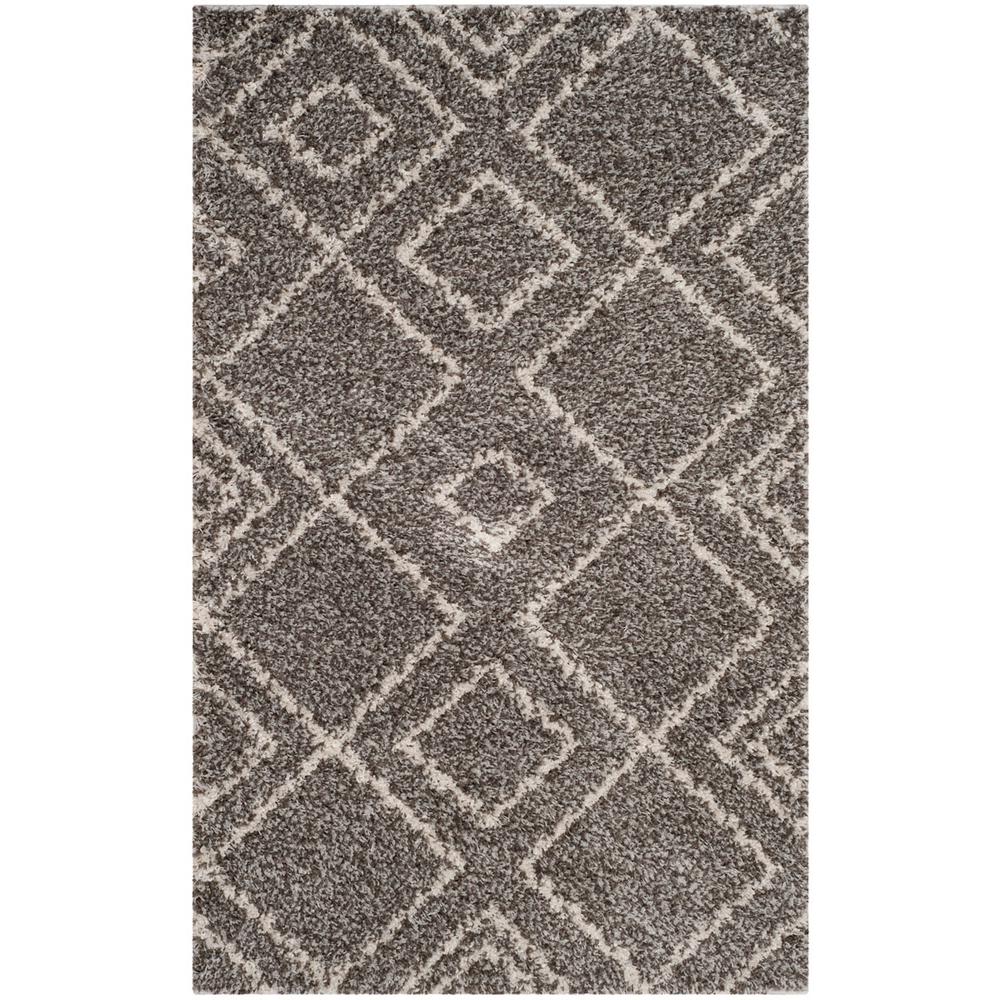 ARIZONA SHAG, BROWN / IVORY, 3' X 5', Area Rug, ASG744B-3. Picture 1