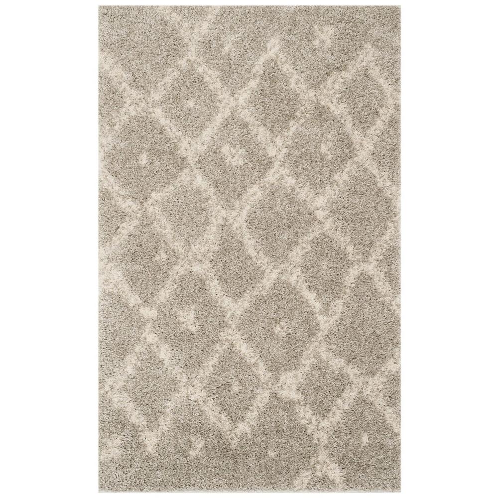 ARIZONA SHAG, GREY / IVORY, 3' X 5', Area Rug, ASG747D-3. The main picture.