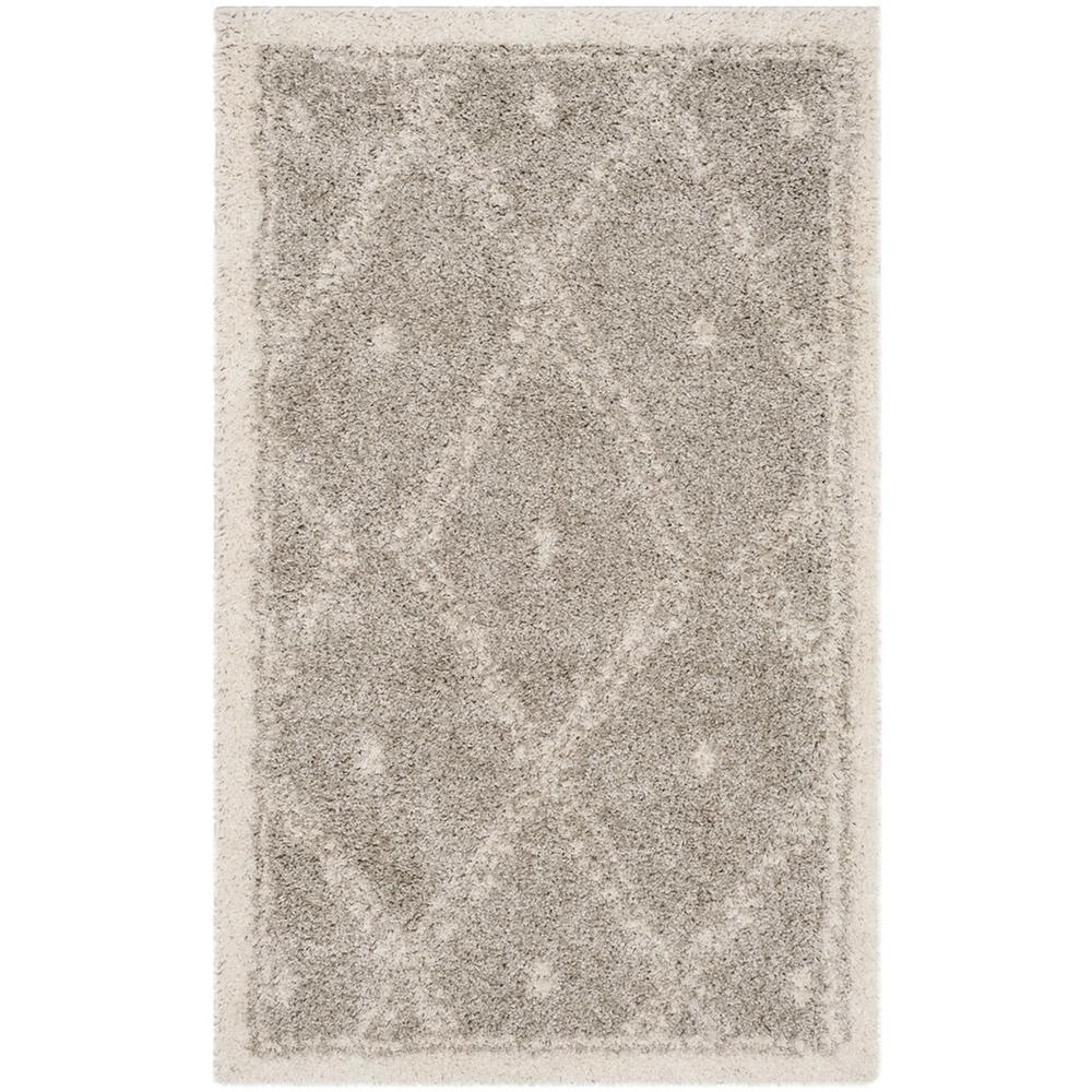 ARIZONA SHAG, GREY / IVORY, 3' X 5', Area Rug, ASG748D-3. The main picture.