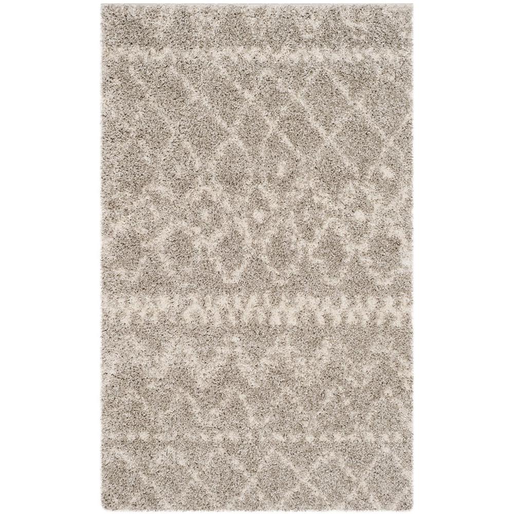ARIZONA SHAG, GREY / IVORY, 3' X 5', Area Rug, ASG750D-3. Picture 1