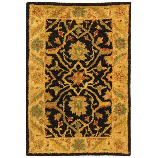 ANTIQUITY, BLACK, 2' X 3', Area Rug, AT14B-2. Picture 1