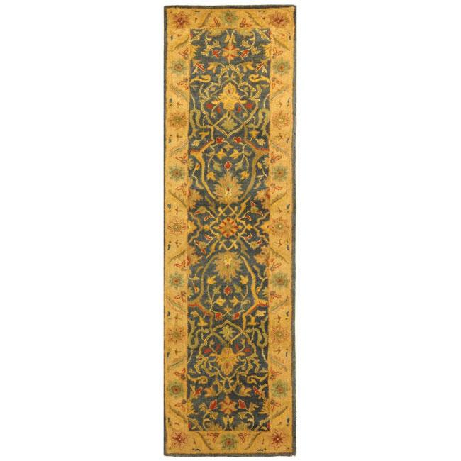ANTIQUITY, BLUE, 2'-3" X 8', Area Rug, AT14E-28. Picture 1