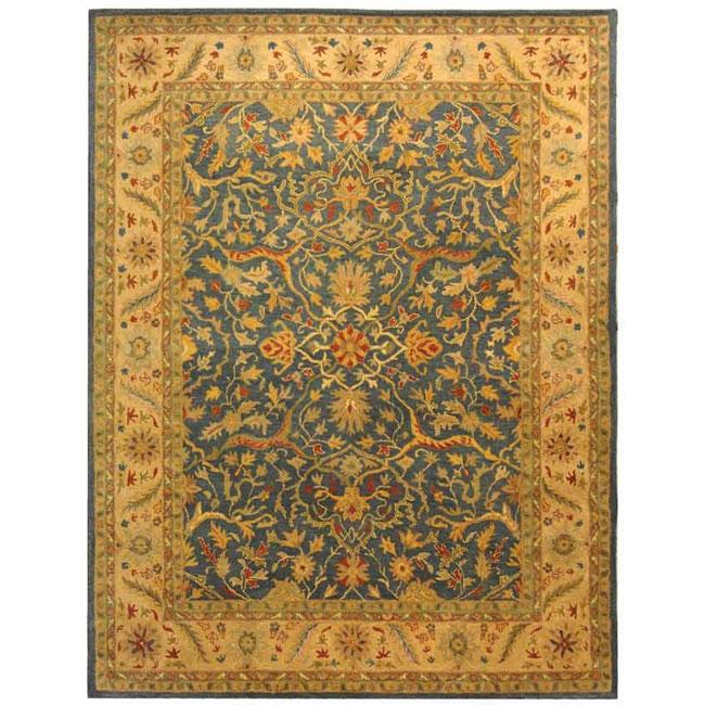 ANTIQUITY, BLUE, 9'-6" X 13'-6", Area Rug, AT14E-10. Picture 1