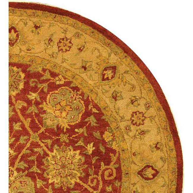ANTIQUITY, RUST, 6' X 6' Round, Area Rug, AT21A-6R. Picture 3