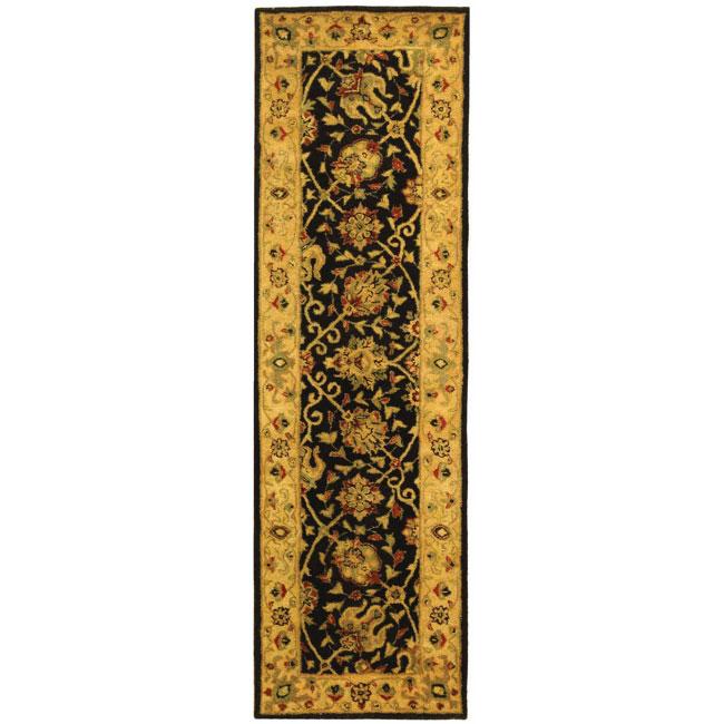 ANTIQUITY, BLACK, 2'-3" X 8', Area Rug, AT21B-28. Picture 1