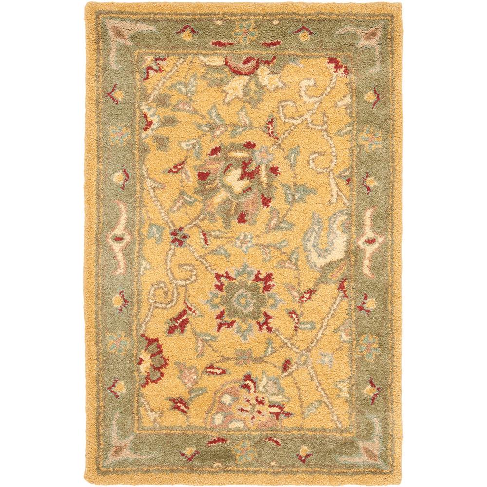 ANTIQUITY, GOLD, 2' X 3', Area Rug, AT21C-2. Picture 1
