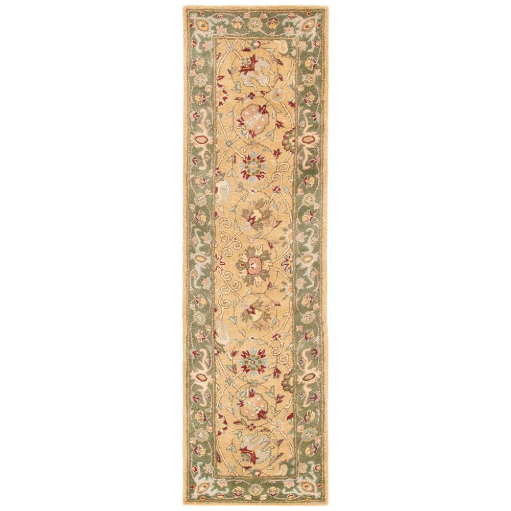 ANTIQUITY, GOLD, 2'-3" X 8', Area Rug, AT21C-28. Picture 6