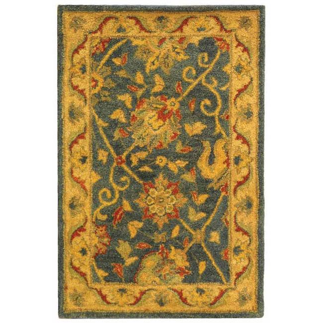 ANTIQUITY, BLUE, 2' X 3', Area Rug, AT21E-2. Picture 1