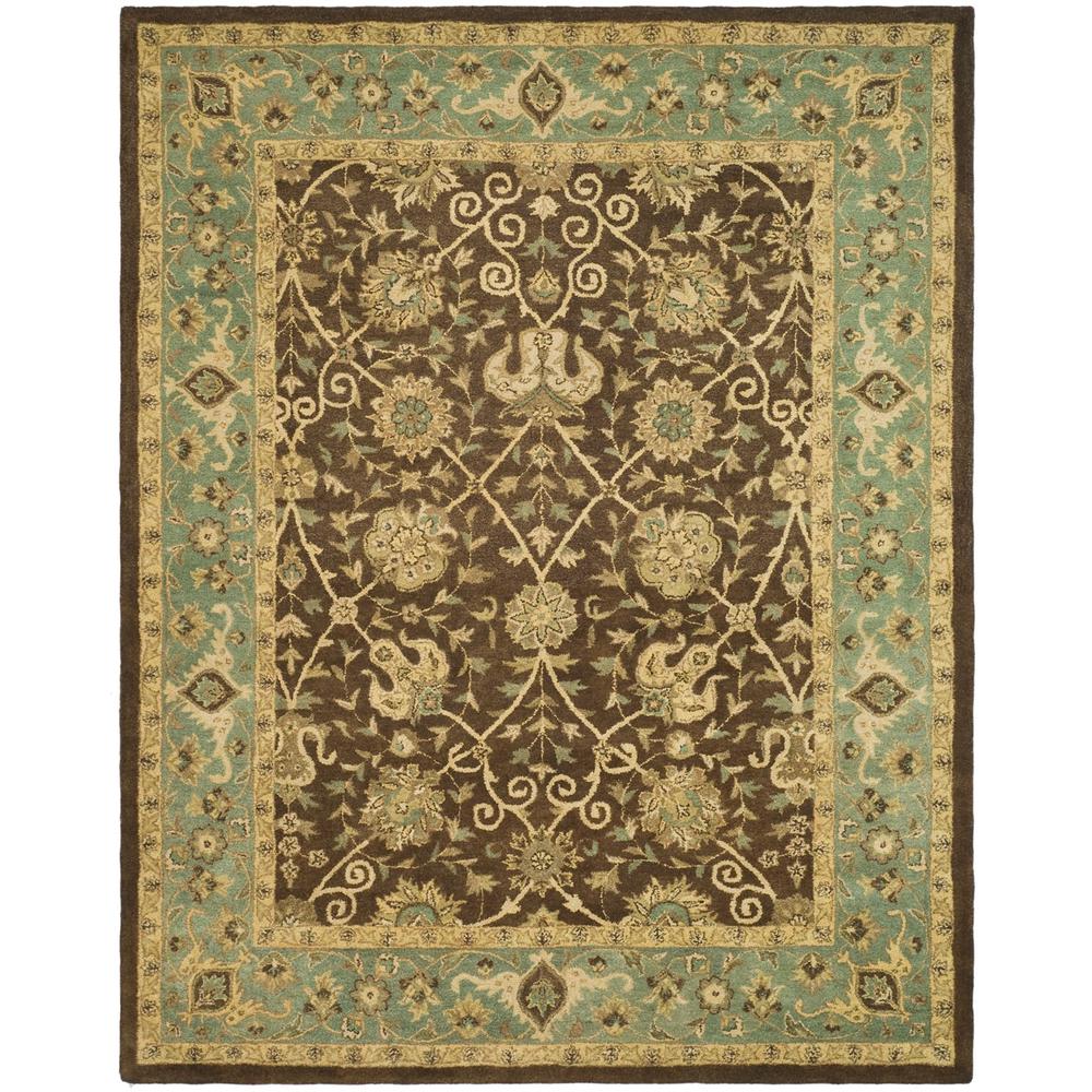 ANTIQUITY, BROWN / GREEN, 9'-6" X 13'-6", Area Rug, AT21G-10. Picture 1