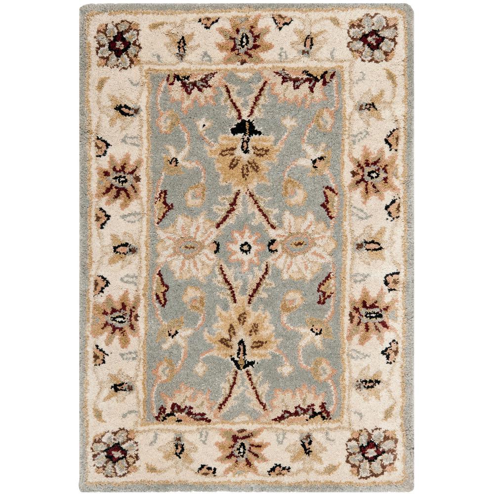 ANTIQUITY, LIGHT BLUE / IVORY, 2' X 3', Area Rug. Picture 1