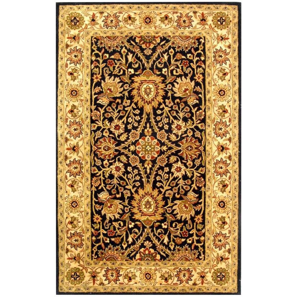 ANTIQUITY, BLACK, 5' X 8', Area Rug, AT249B-5. Picture 1