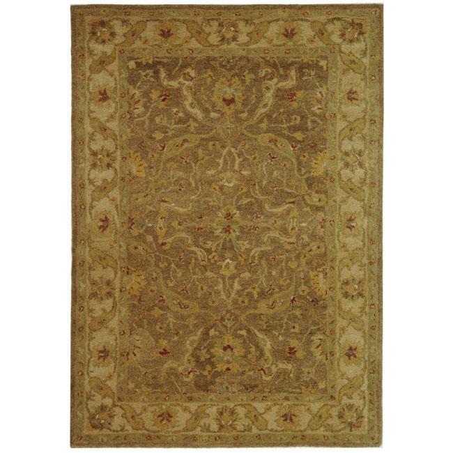 ANTIQUITY, BROWN / GOLD, 4' X 6', Area Rug. Picture 1