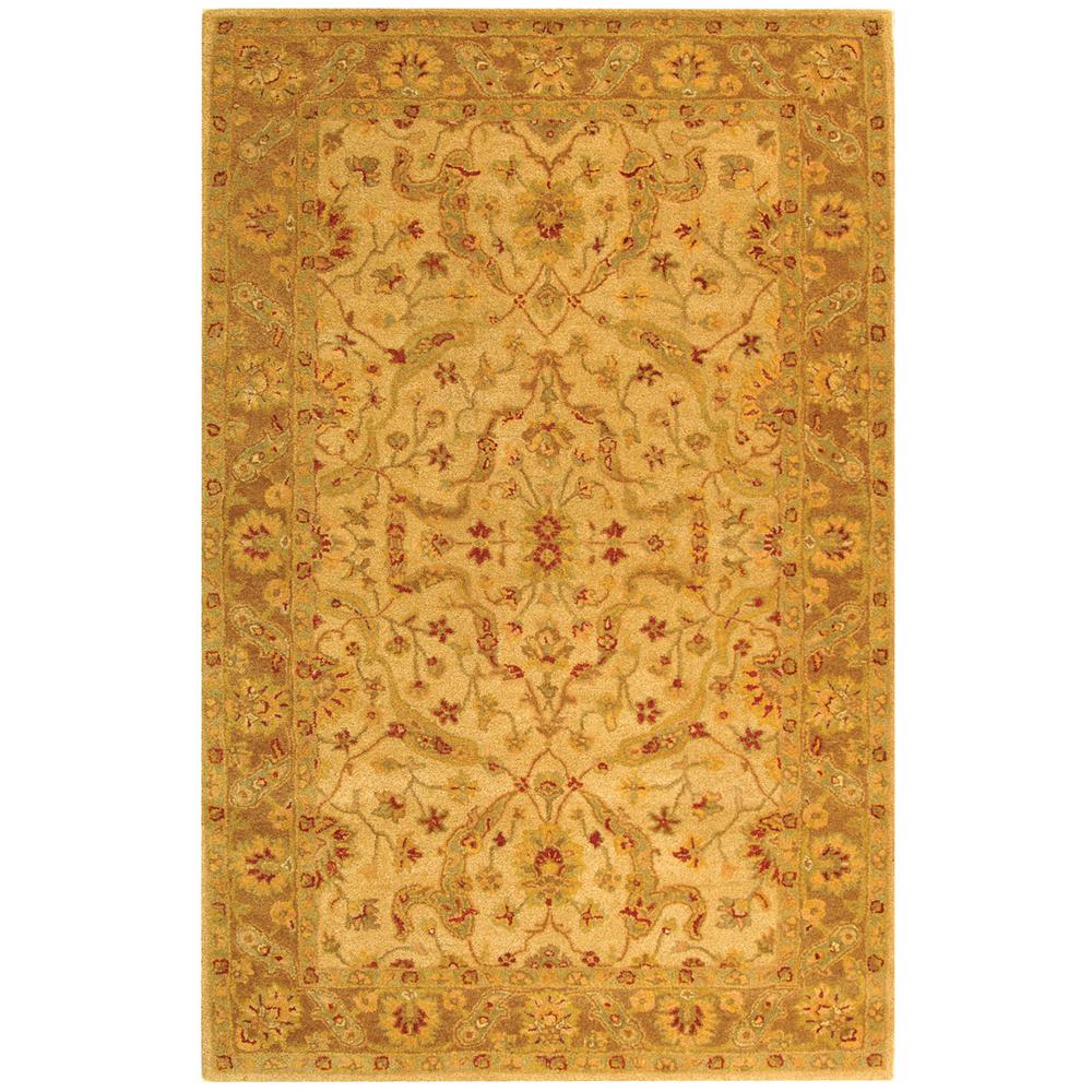 ANTIQUITY, IVORY / BROWN, 5' X 8', Area Rug. Picture 1