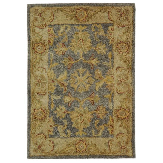 ANTIQUITY, BLUE / BEIGE, 2' X 3', Area Rug, AT312A-2. The main picture.