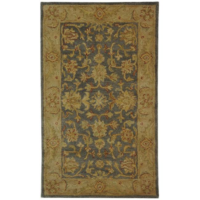 ANTIQUITY, BLUE / BEIGE, 3' X 5', Area Rug, AT312A-3. Picture 1
