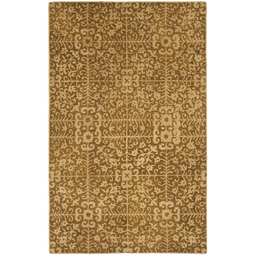 ANTIQUITY, GOLD / BEIGE, 5' X 8', Area Rug. Picture 1