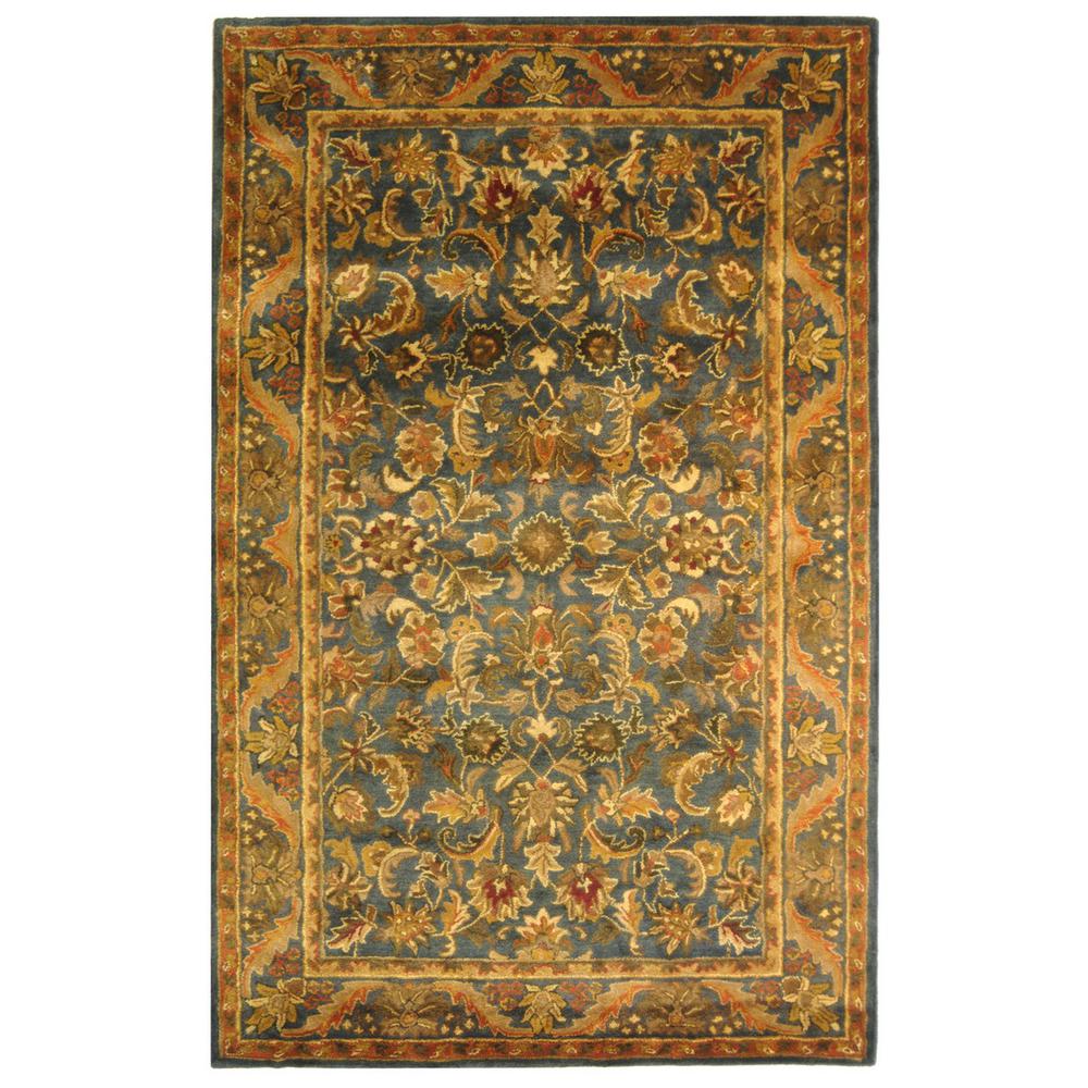 ANTIQUITY, BLUE / GOLD, 5' X 8', Area Rug, AT52C-5. Picture 1