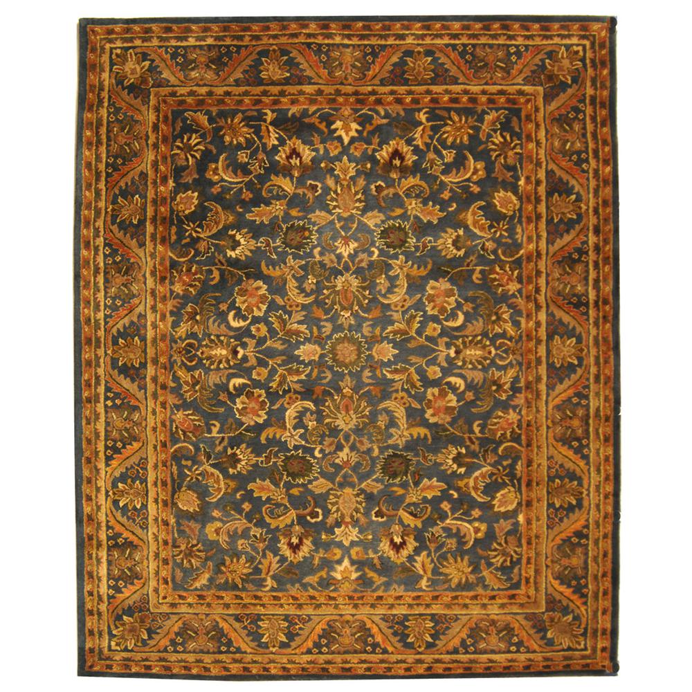 ANTIQUITY, BLUE / GOLD, 9'-6" X 13'-6", Area Rug. The main picture.
