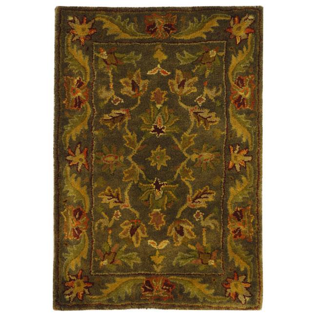 ANTIQUITY, GREEN / GOLD, 2' X 3', Area Rug, AT52K-2. Picture 1