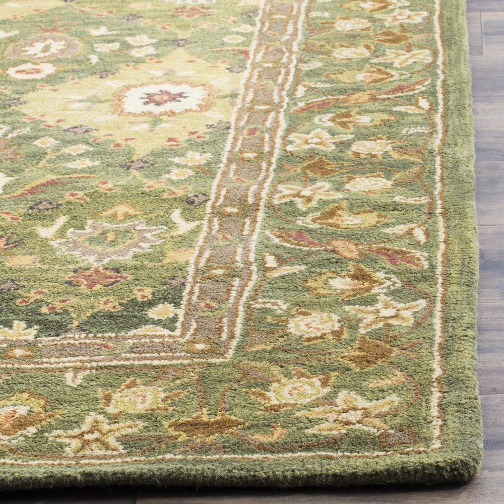 ANTIQUITY, OLIVE, 5' X 8', Area Rug. Picture 5