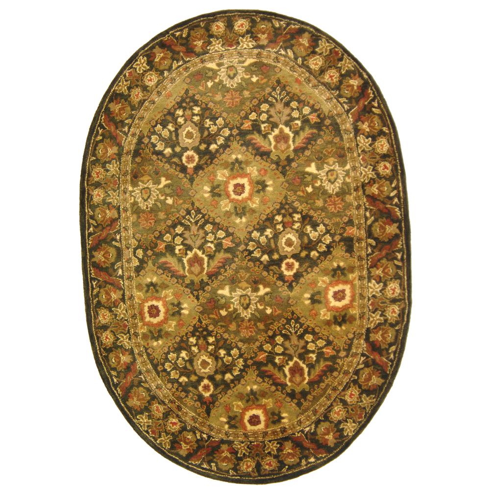 ANTIQUITY, OLIVE, 5' X 8', Area Rug. Picture 10