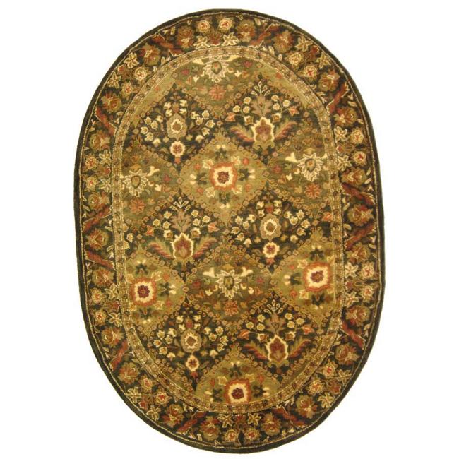 ANTIQUITY, OLIVE, 5' X 8', Area Rug. Picture 7