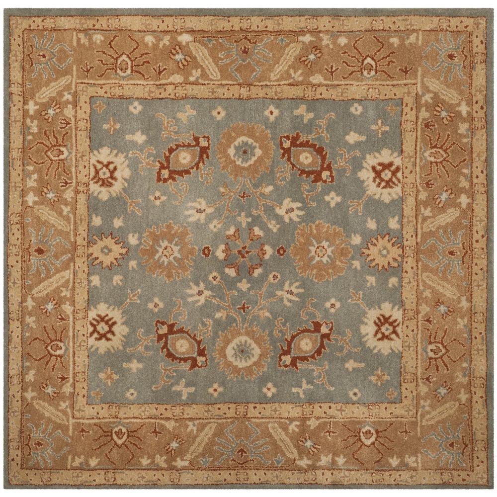 ANTIQUITY, BLUE / BEIGE, 6' X 6' Square, Area Rug, AT61A-6SQ. Picture 1